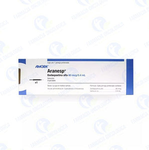 Foto del medicamento Aranesp 80 mcg solucion inyectable o Darbepoetina Alfa 80 mcg sol iny en venta