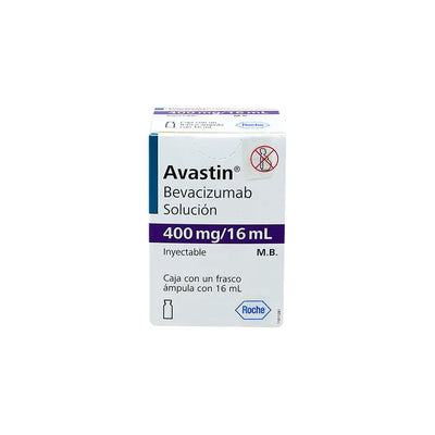 Foto del medicamento Avastin 400 mg solucion inyectable o Bevacizumab 400 mg sol inyectable en venta