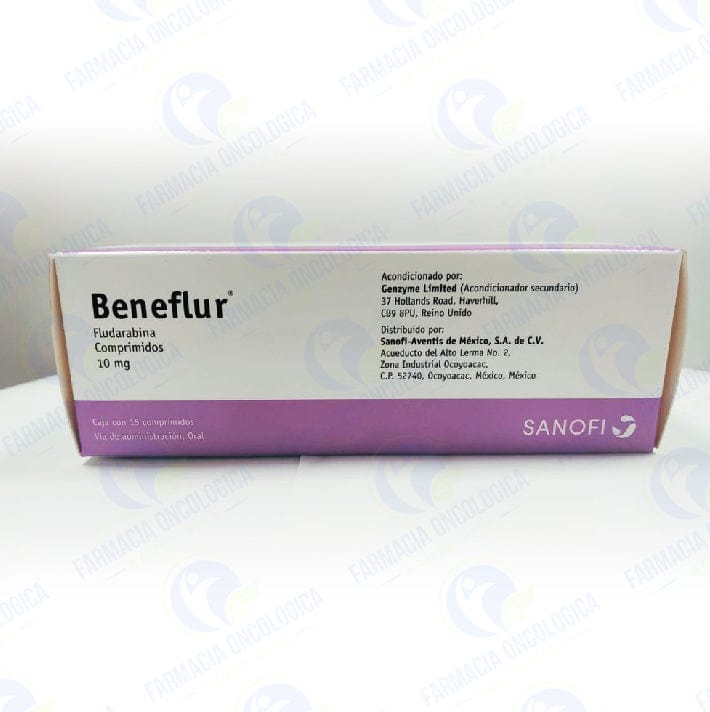 Foto del medicamento Beneflur 10 mg con 15 comprimidos o Fludarabina 10 mg con 15 comprimidos en venta