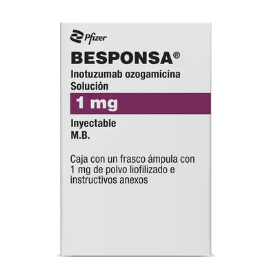 Foto del medicamento Besponsa 1mg (Inotuzumab Ozoamicina) en venta