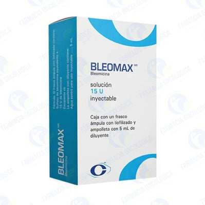 Bleomax 15 ui inyectable - Bleomicina 15 ui inyectable