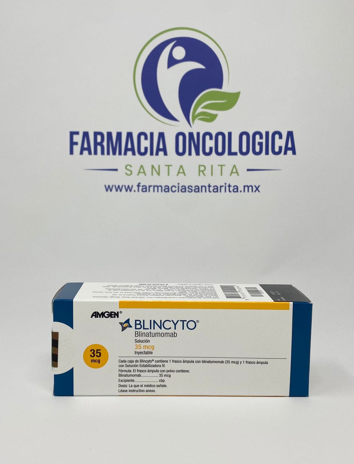 Foto del medicamento Blincyto 35 mcg solucion inyectable o Blinatumomab 35 mcg solucion iny en venta