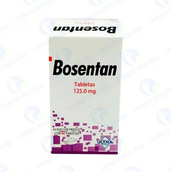Foto del medicamento Bosentan 125 mg con 60 tabletas o Bosentan 125 mg con 60 tabletas en venta