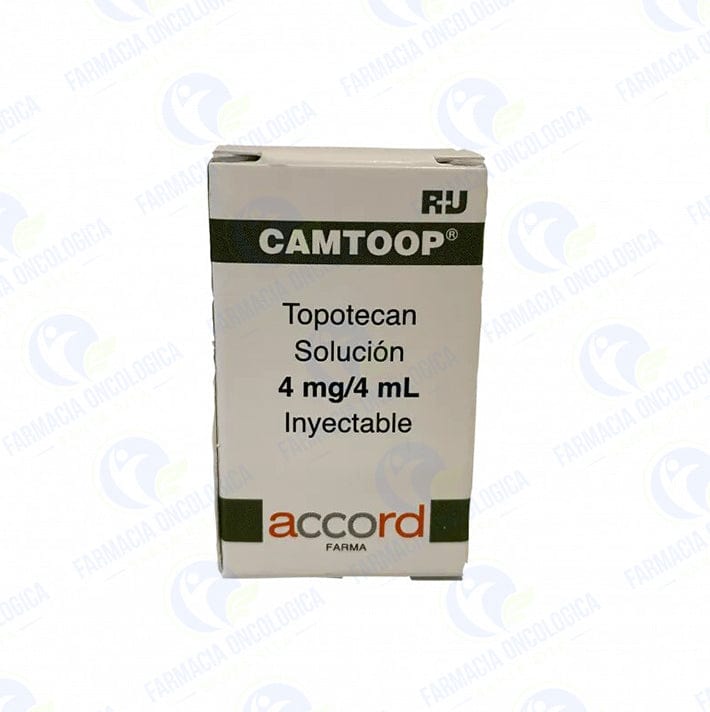 Foto del medicamento Camtoop 4 mg solucion inyectable o Topotecan 4 mg solucion inyectable en venta