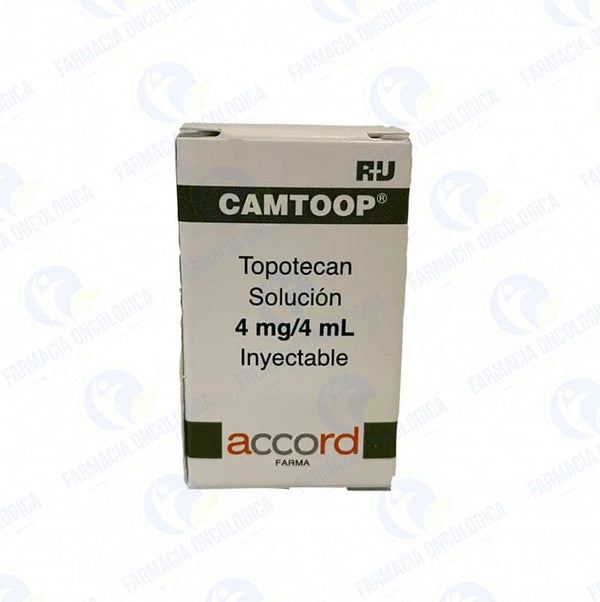 Foto del medicamento Camtoop 4 mg solucion inyectable o Topotecan 4 mg solucion inyectable en venta