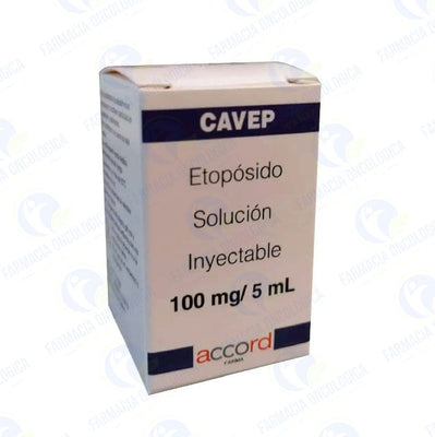 Foto del medicamento Cavep 100 mg solucion inyectable o Etoposido 100 mg solucion inyectable en venta