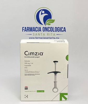 Foto del medicamento Cimzia 200 mg con 2 jeringas prellenadas o Certolizumab Pegol 200 mg con 2 en venta