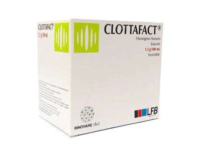 Foto del medicamento Clottafact 1.5 g / 100 ml solucion inyectable o Fibrinogeno Humano en venta