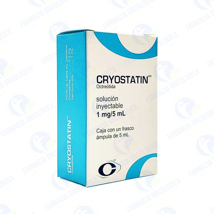 Foto del medicamento Cryostatin 1 mg solucion inyectable o Octreotida 1 mg solucion iny en venta