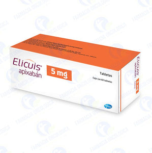 Elicuis 5 mg con 60 tabletas - Apixaban