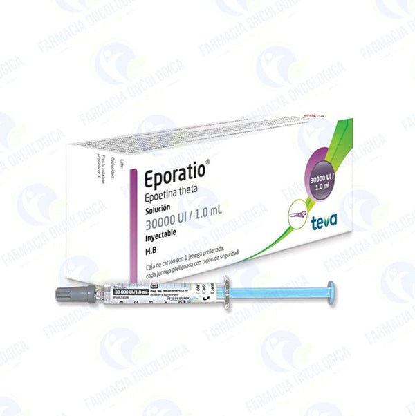 Foto del medicamento Eporatio 30,000 ui solucion inyectable o Epoetina Theta 30,000 ui en venta