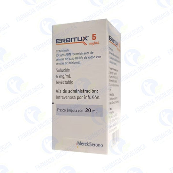 Foto del medicamento Erbitux 100 mg solucion inyectable o Cetuximab 100 mg solucion iny en venta