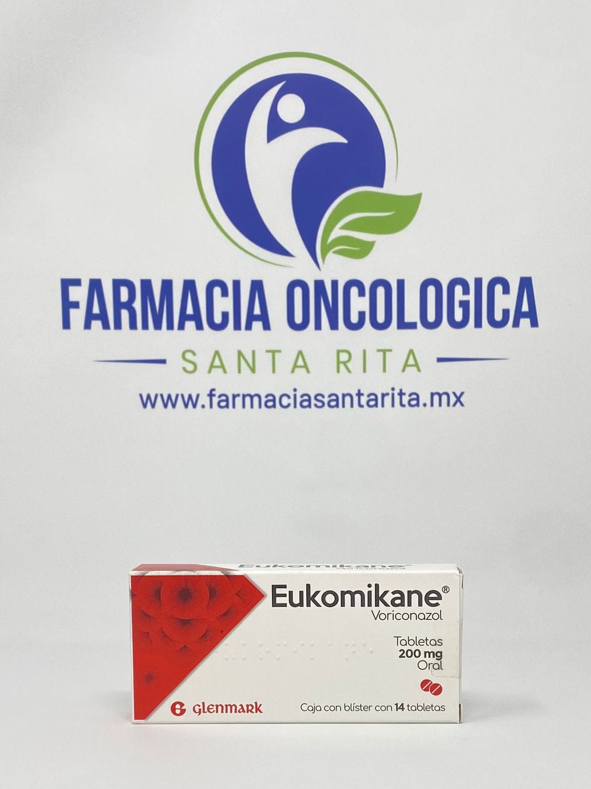 Foto del medicamento Eukomikane 200 mg con 14 tabletas o Voriconazol 200 mg con 14 tabletas en venta