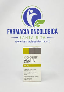 Foto del medicamento Giotrif 40 mg con 30 tabletas o Afatinib 40 mg con 30 tabletas en venta