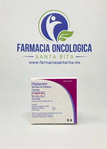 Foto del medicamento Halaven 1 mg / 2 mL solucion inyectable o Eribulina mesilato en venta