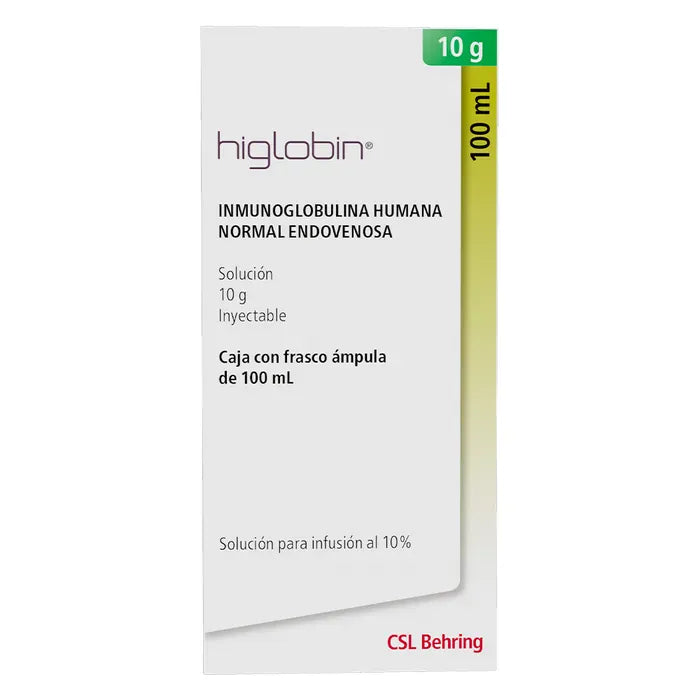 Venta Higlobin 10gr en Farmacia Oncologica Santa Rita.