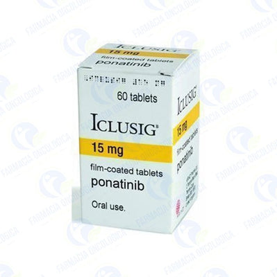 Foto del medicamento Iclusig 15 mg con 30 tabletas o Ponatinib 15 mg con 30 tabletas en venta