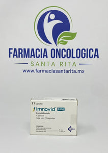 Foto del medicamento Imnovid 4mg con 21 capsulas o Pomalidomida 4mg con 21 capsulas en venta