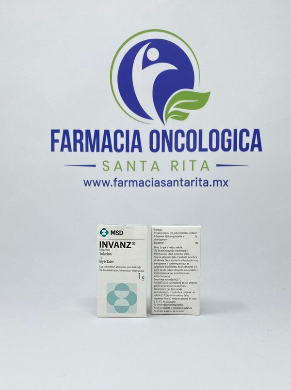 Invanz 1 gr solucion inyectable - Ertapenem
