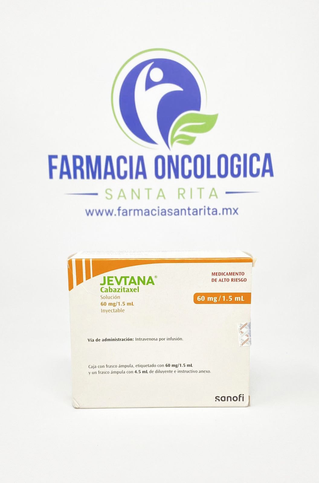 Foto del medicamento Jevtana 60 mg solucion inyectable o Cabazitaxel 60 mg solucion iny en venta