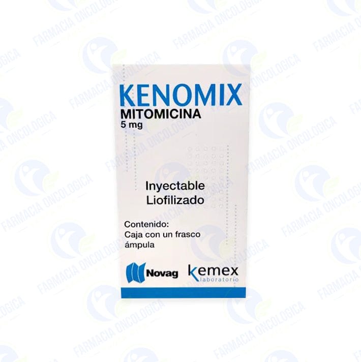 Foto del medicamento Kenomix 5 mg inyectable o Mitomicina 5 mg inyectable en venta