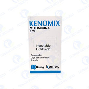 Foto del medicamento Kenomix 5 mg inyectable o Mitomicina 5 mg inyectable en venta