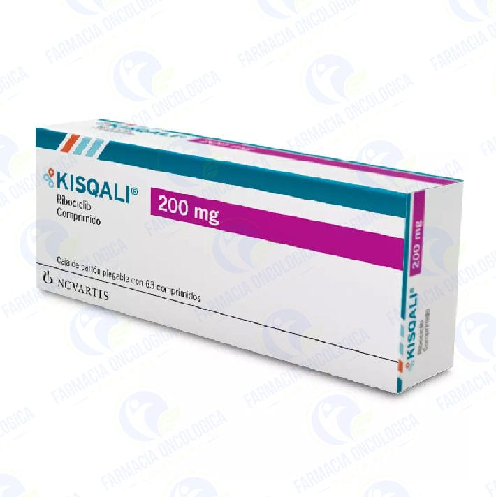 Foto del medicamento Kisqali 200 mg con 63 tabletas o Ribociclib 200 mg con 63 tabletas en venta