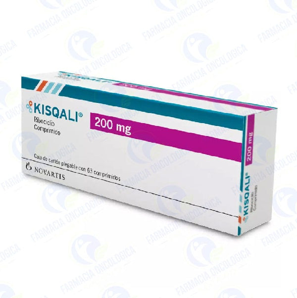 Foto del medicamento Kisqali 200 mg con 63 tabletas o Ribociclib 200 mg con 63 tabletas en venta