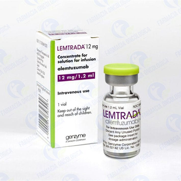 Foto del medicamento Lemtrada 12 mg solucion inyectable o Alemtuzumab 12 mg solucion iny en venta