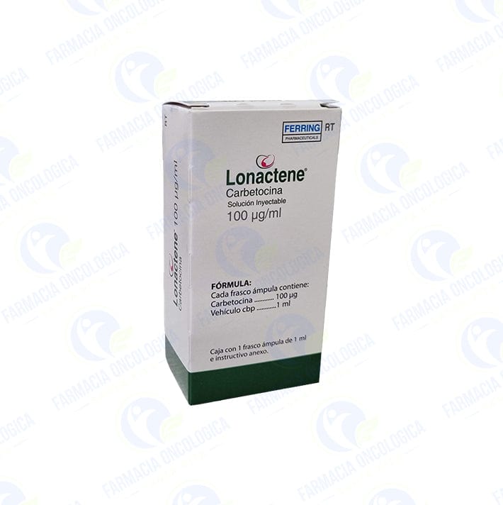 Foto del medicamento Lonactene 100 mcg solucion inyectable o Carbetocina 100 mcg sol iny en venta