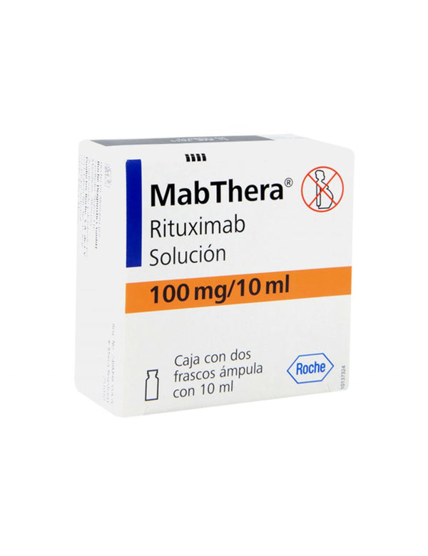 Foto del medicamento Mabthera 100 mg solucion inyectable o Rituximab 100 mg inyectable en venta