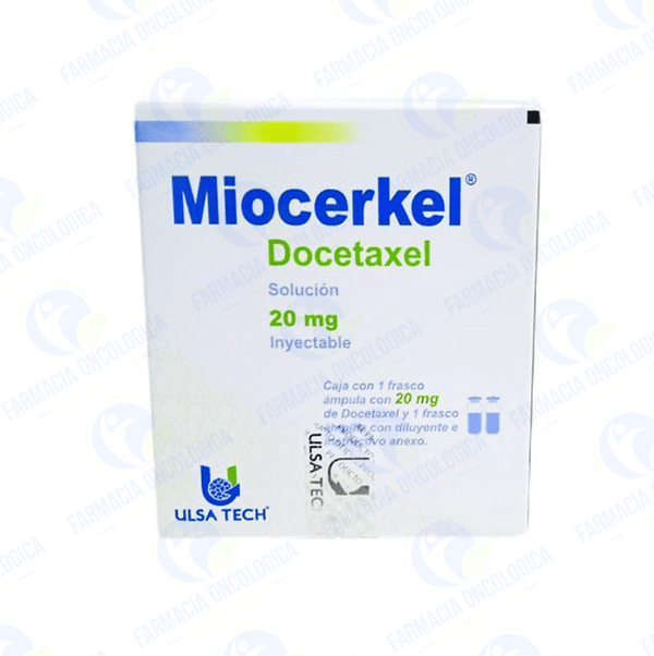 Foto del medicamento Miocerkel 20 mg solucion inyectable o Docetaxel 20 mg solucion iny en venta