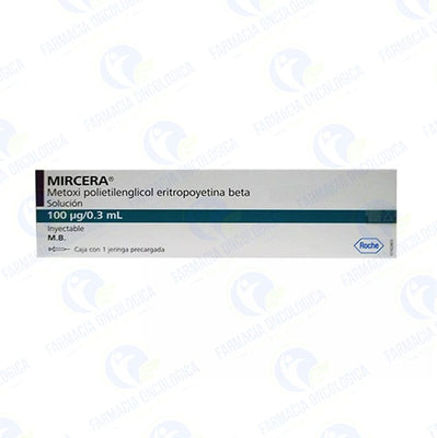 Foto del medicamento Mircera 100 mcg solucion inyectable en venta