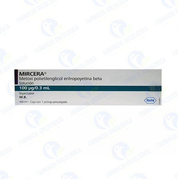 Foto del medicamento Mircera 100 mcg solucion inyectable en venta