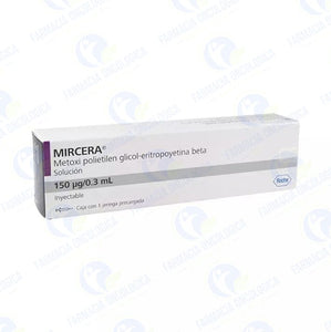 Foto del medicamento Mircera 150 mcg solucion inyectable en venta