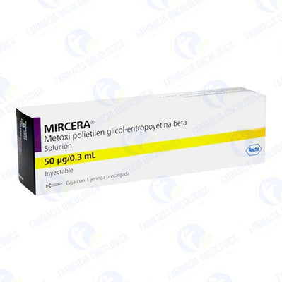 Foto del medicamento Mircera 50 mcg solucion inyectable en venta