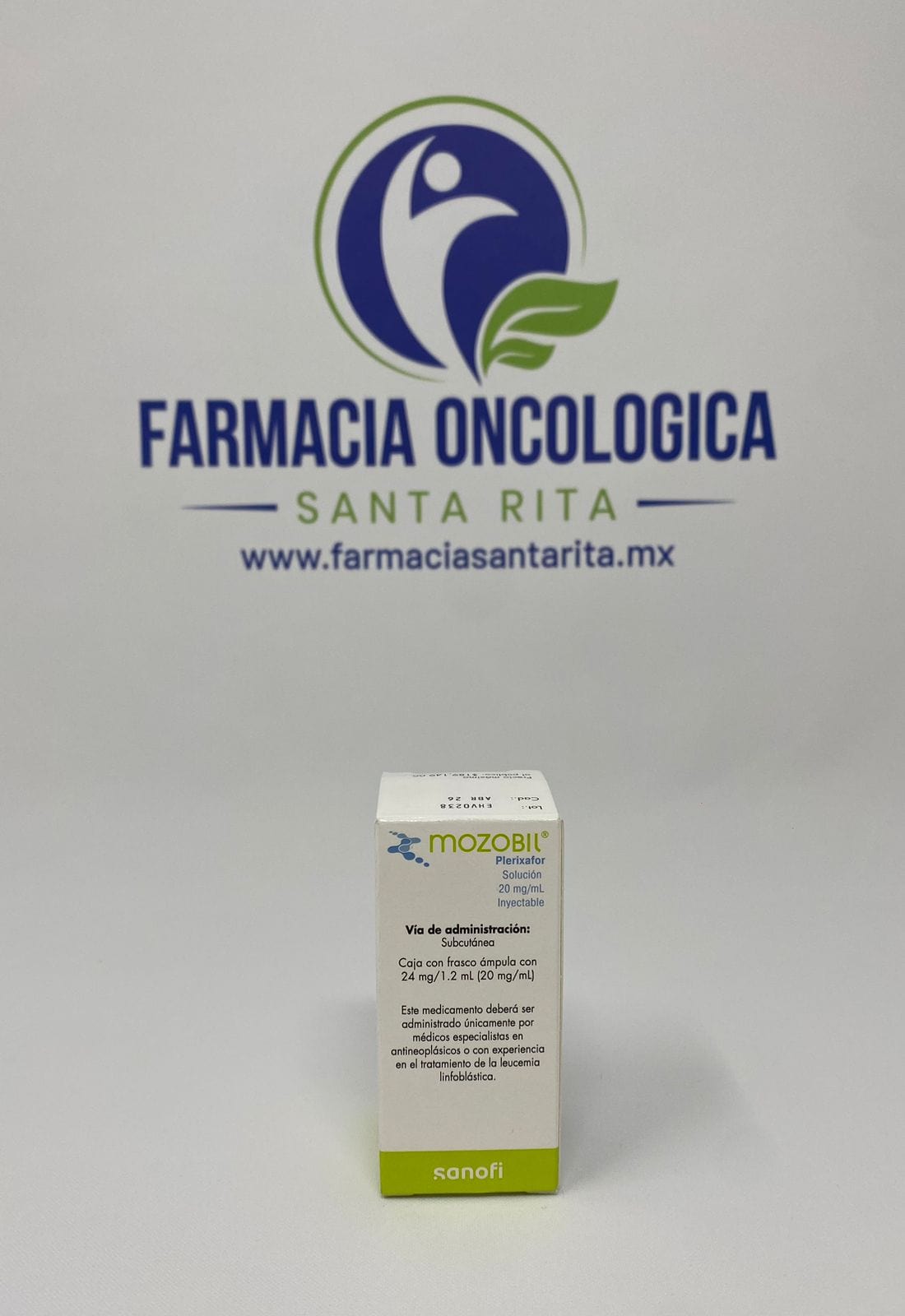 Foto del medicamento Mozobil 24 mg solucion inyectable o Plerixafor 24 mg solucion iny en venta