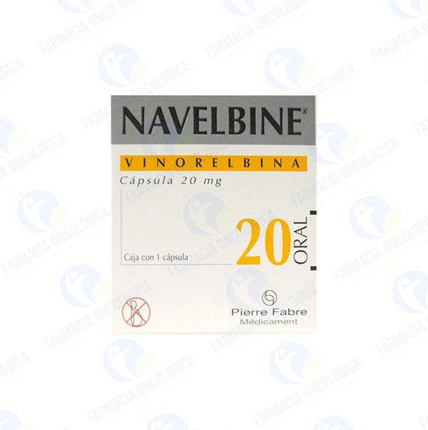Foto del medicamento Navelbine 20 mg con 1 capsula o Vinorelbina 20 mg con 1 capsula en venta