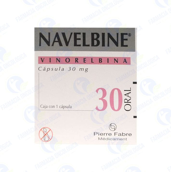Foto del medicamento Navelbine 30 mg con 1 capsula o Vinorelbina 30 mg con 1 capsula en venta