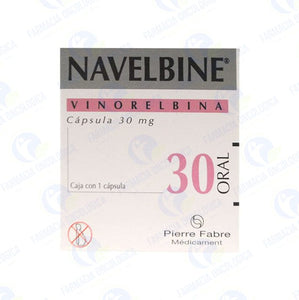 Foto del medicamento Navelbine 30 mg con 1 capsula o Vinorelbina 30 mg con 1 capsula en venta