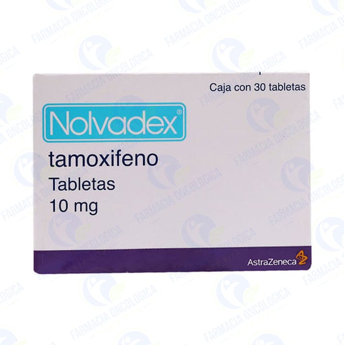 Foto del medicamento Nolvadex 10 mg con 30 tabletas o Tamoxifeno 10 mg con 30 tabletas en venta