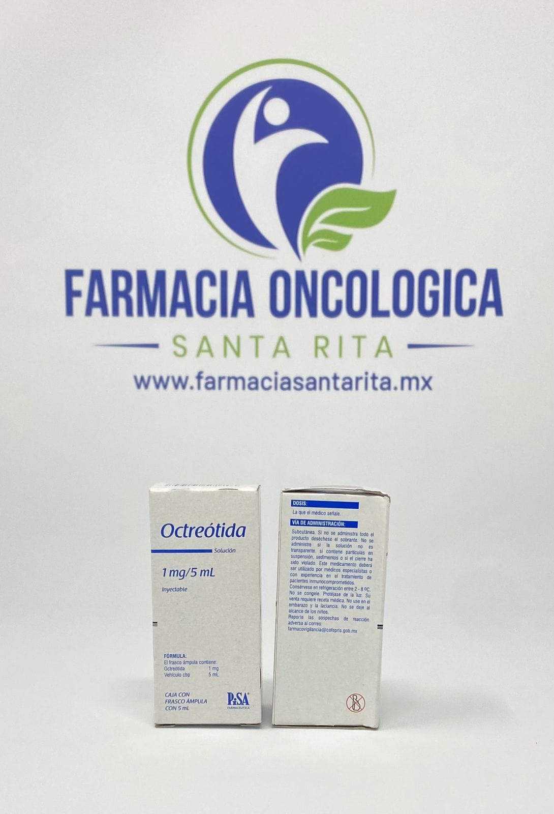Foto del medicamento Octreotida 1 mg solucion inyectable o Octreotida 1 mg solucion iny en venta