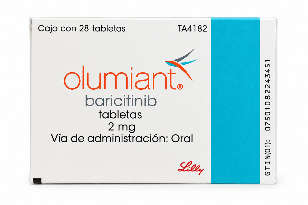 Venta Olumiant 2mg en Farmacia Oncologica Santa Rita. Venta Baricitinib 2mg en Farmacia Oncologica Santa Rita.