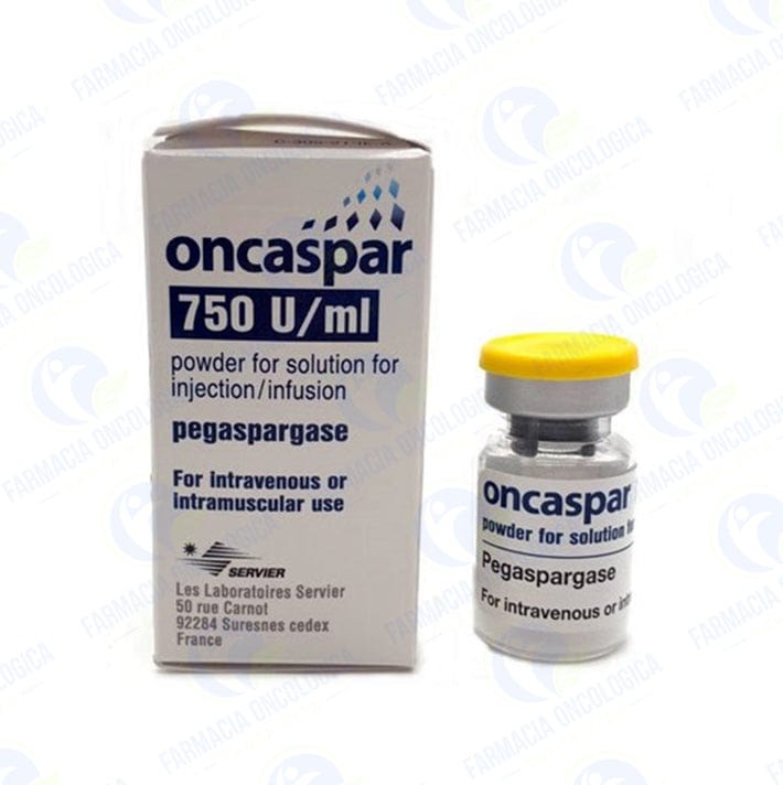 Foto del medicamento Oncaspar 3,750 ui inyectable o Pegaspargasa 3,750 ui inyectable en venta