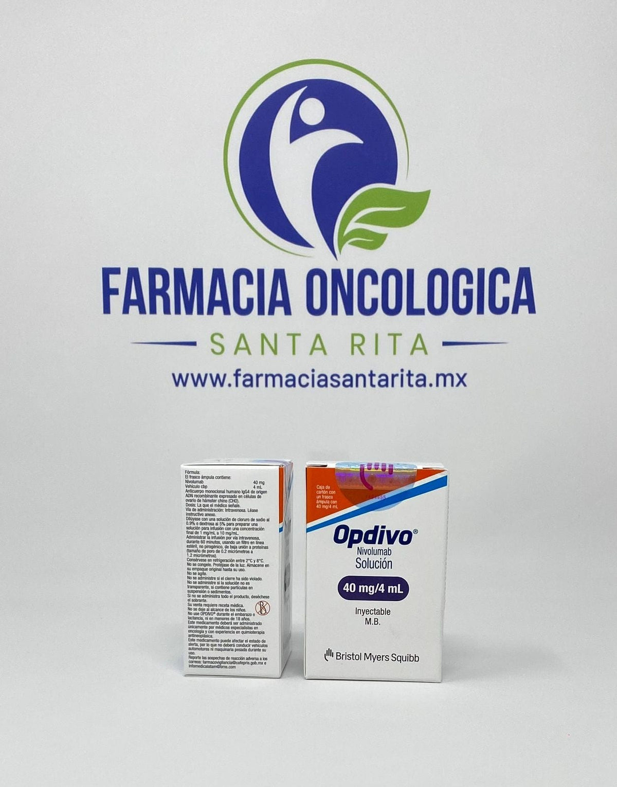 Foto del medicamento Opdivo 40 mg solucion inyectable o Nivolumab 40 mg solucion iny en venta