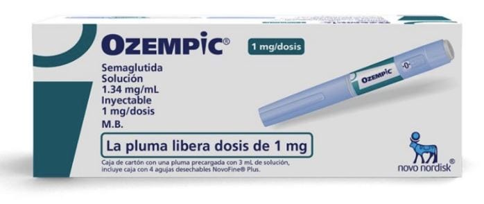Foto del medicamento Ozempic 1.34 mg / mL solucion inyectable o Semaglutida en venta