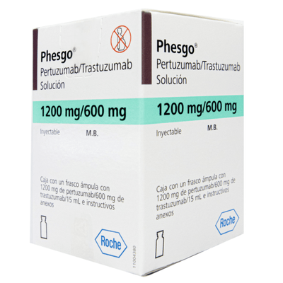 Phesgo 1200mg/600mg solucion inyectable en venta.