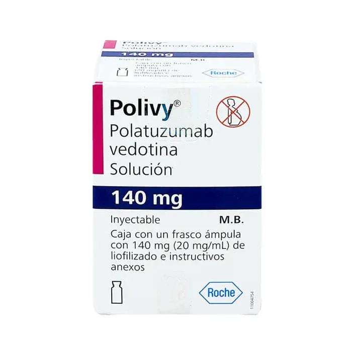 Foto del medicamento Polivy 140 mg solucion inyectable o Polatuzumab Vedotin 140 mg sol iny en venta