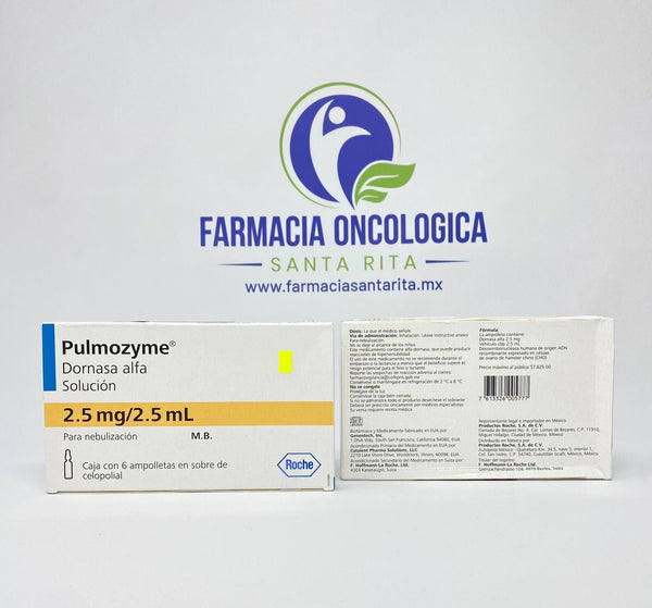 Pulmozyme 2.5 mg / 2.5 mL solucion inyectable - Dornasa Alfa