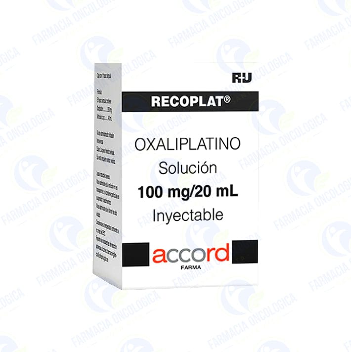 Foto del medicamento Recoplat 100 mg solucion inyectable o Oxaliplatino 100 mg solucion iny en venta